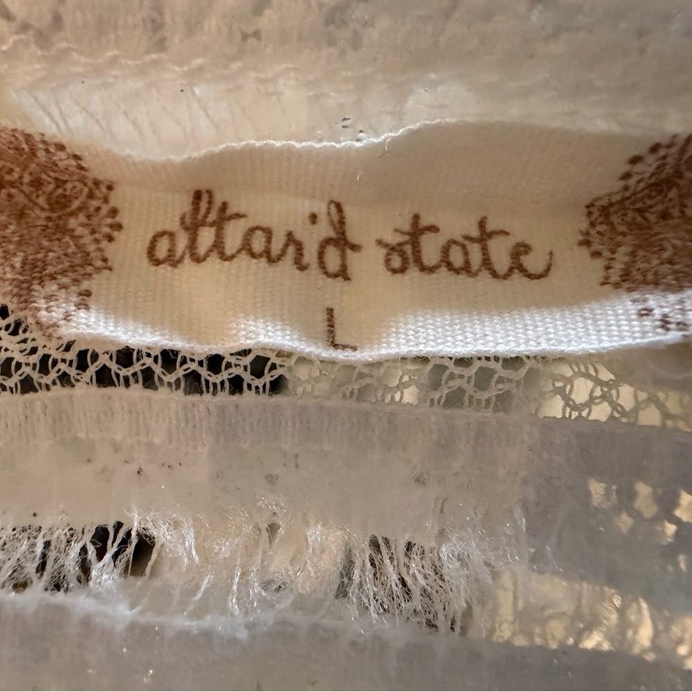 Altar'd State White Lace Blouse - Picture 4 of 7